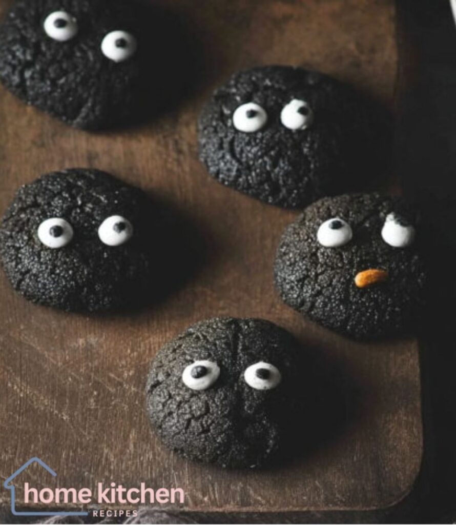 Black Sesame Soot Sprite Cookies (Keto, Low Carb)