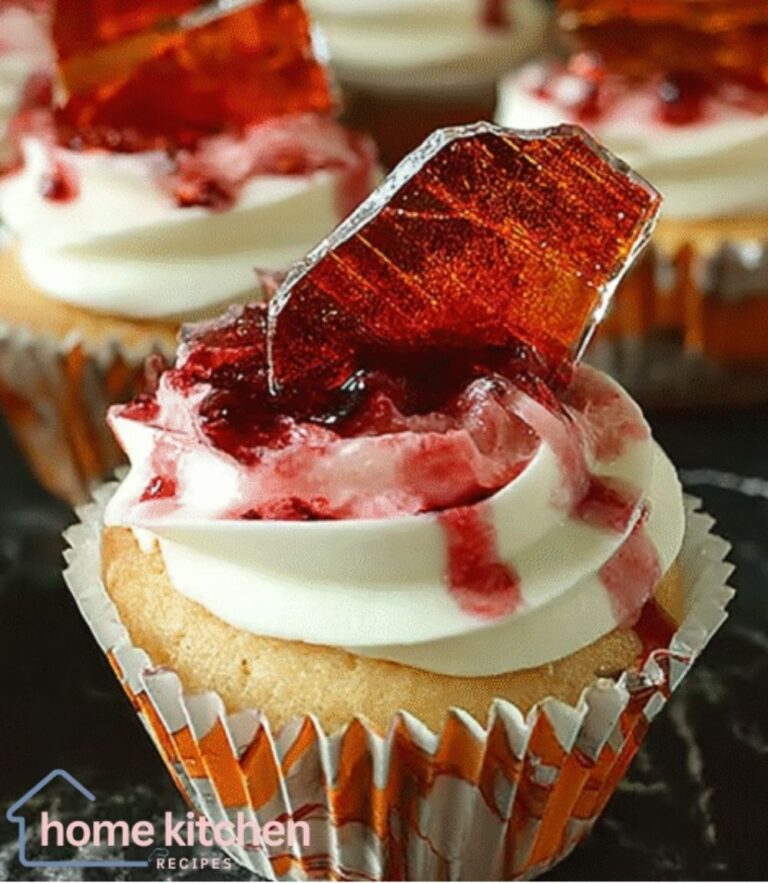 Bloody Broken Glass Cupcakes