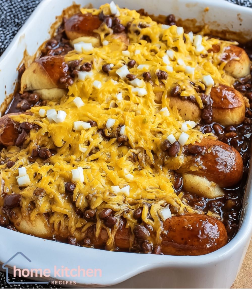 Chili Cheese Dog Casserole