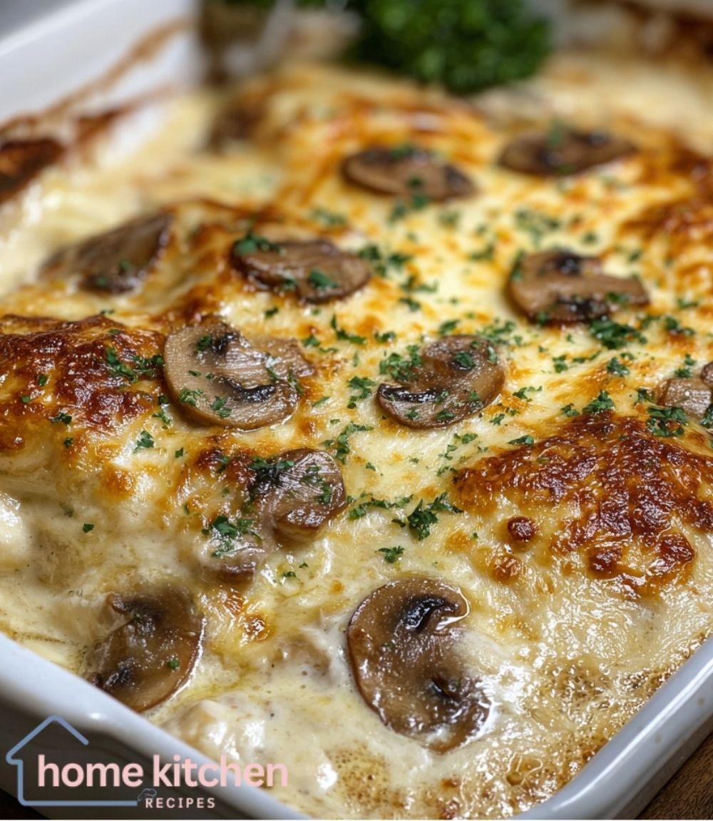 Creamy Chicken and Mushroom Bake