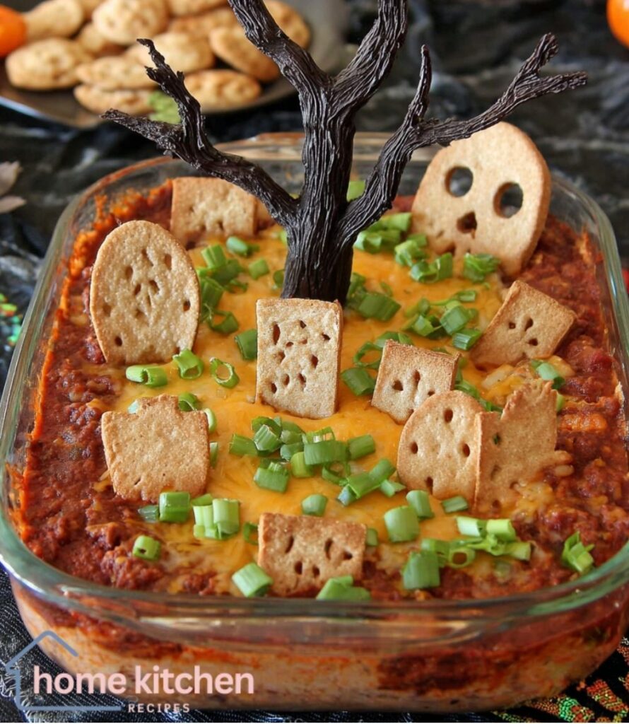 Graveyard taco dip