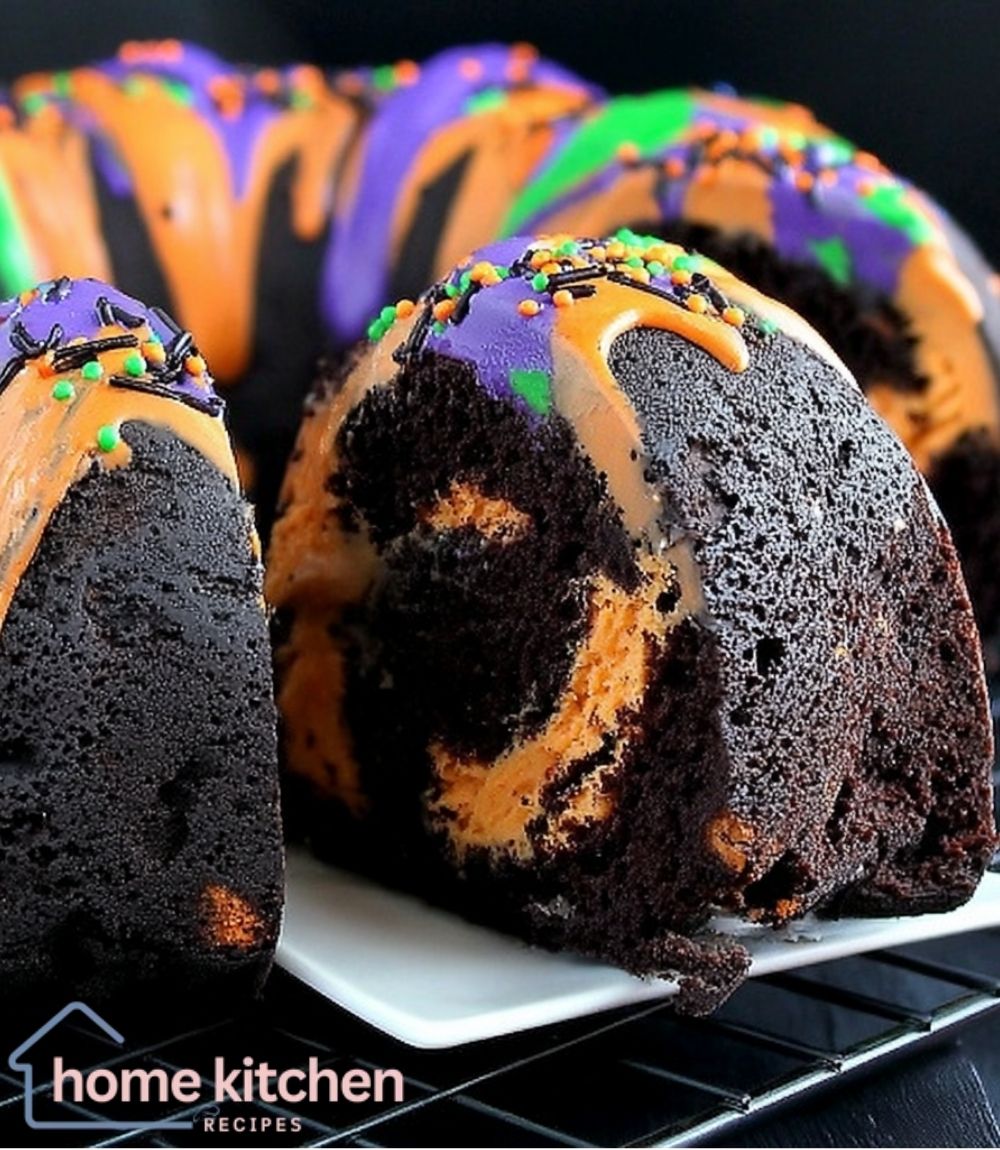 Halloween Chocolate Tunnel Cake