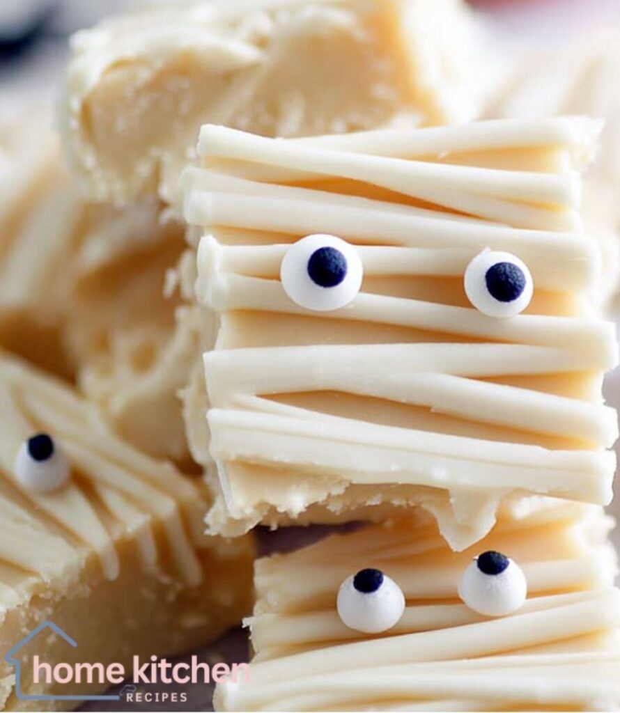 Halloween Mummy Fudge