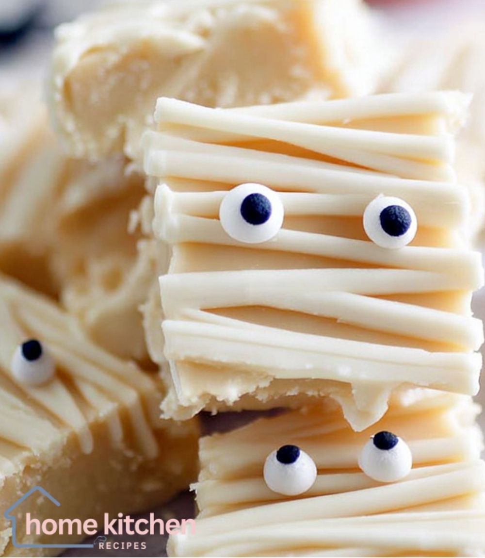 Halloween Mummy Fudge