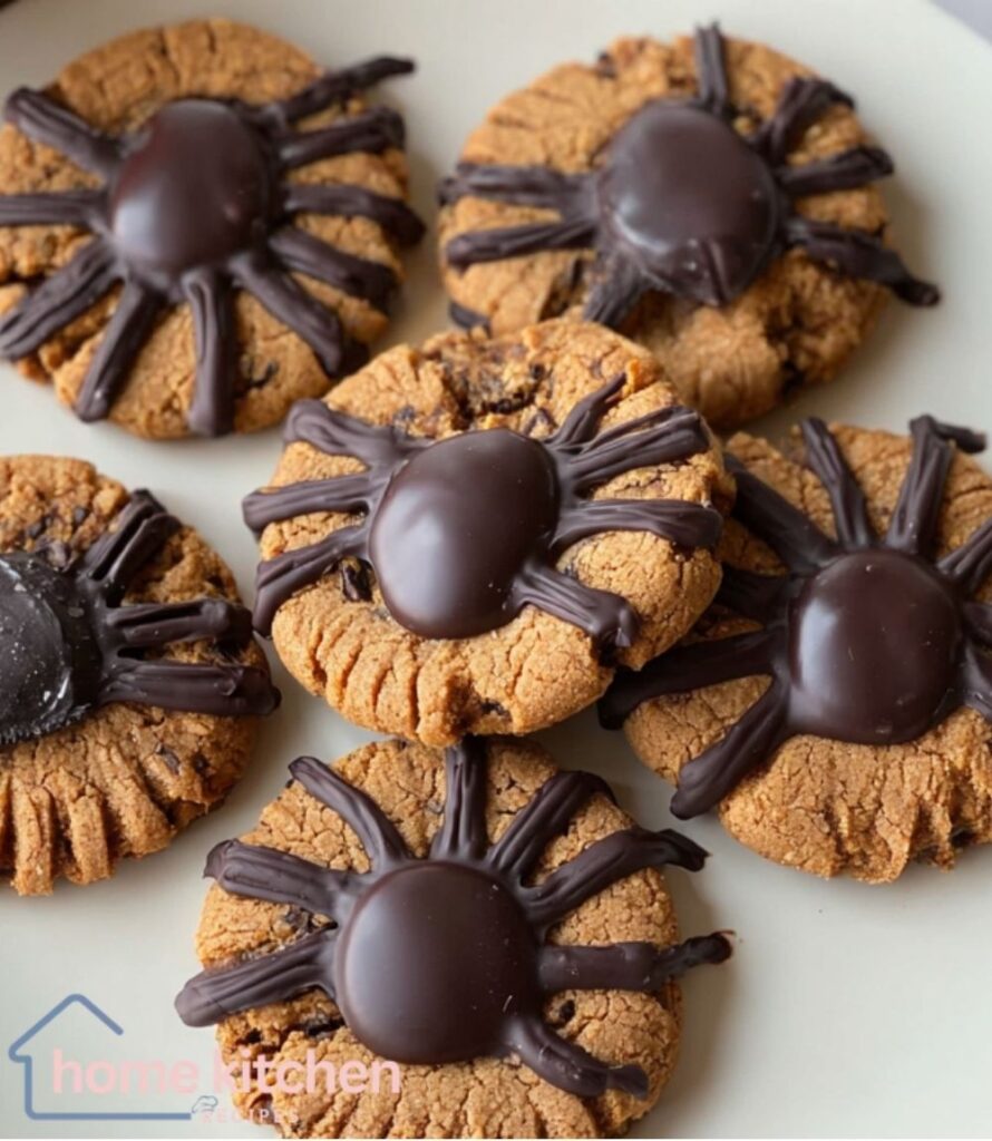Healthy Halloween Spider Cookies