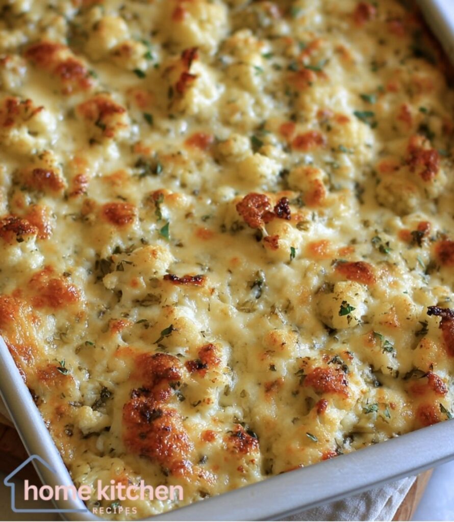 Queso Cauliflower Bake