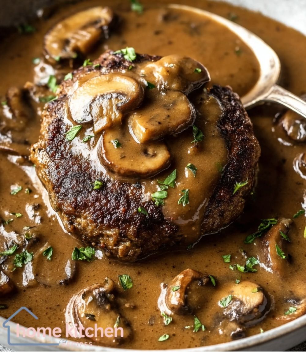 Salisbury Steak with Mushroom Gravy