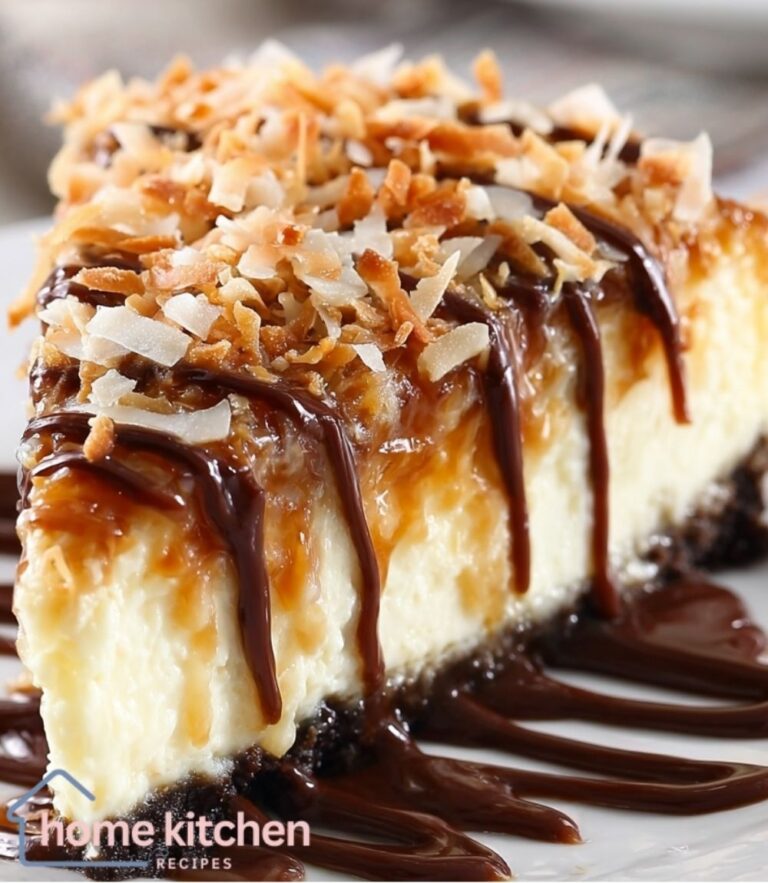 Samoa Cheesecake