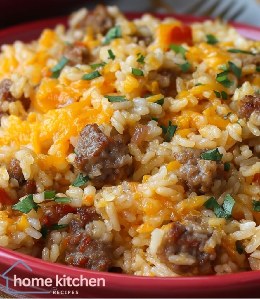 Sausage and Rice Casserole