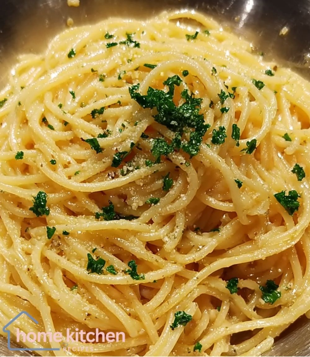 Slow Cooker Spaghetti Aglio e Olio