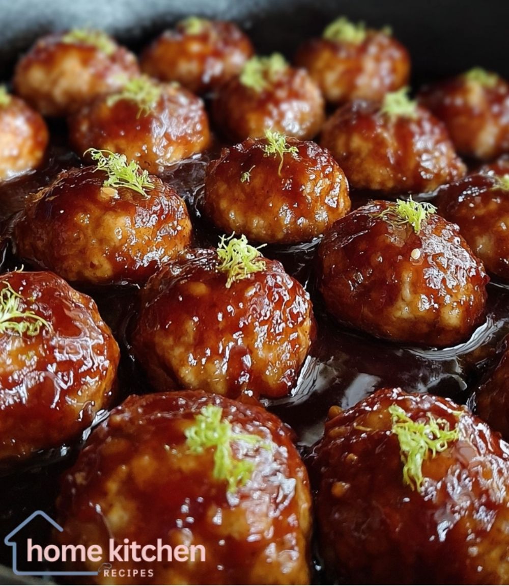 Turkey Teriyaki Meatballs