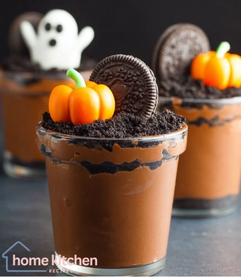Vegan Halloween Pudding Cups