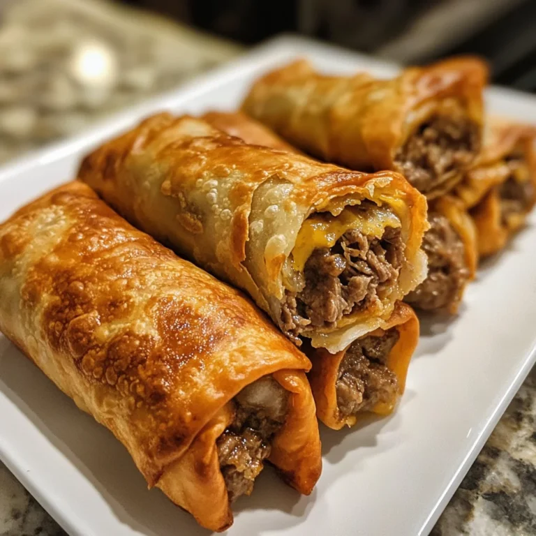Philly Cheesesteak Egg Rolls