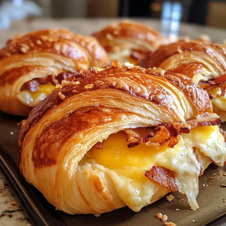 Breakfast Croissant Sandwiches