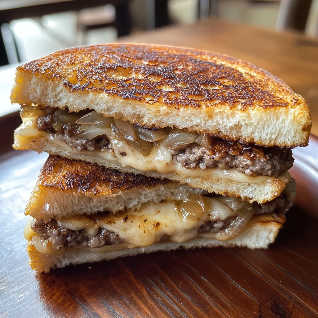 French Onion Patty Melt
