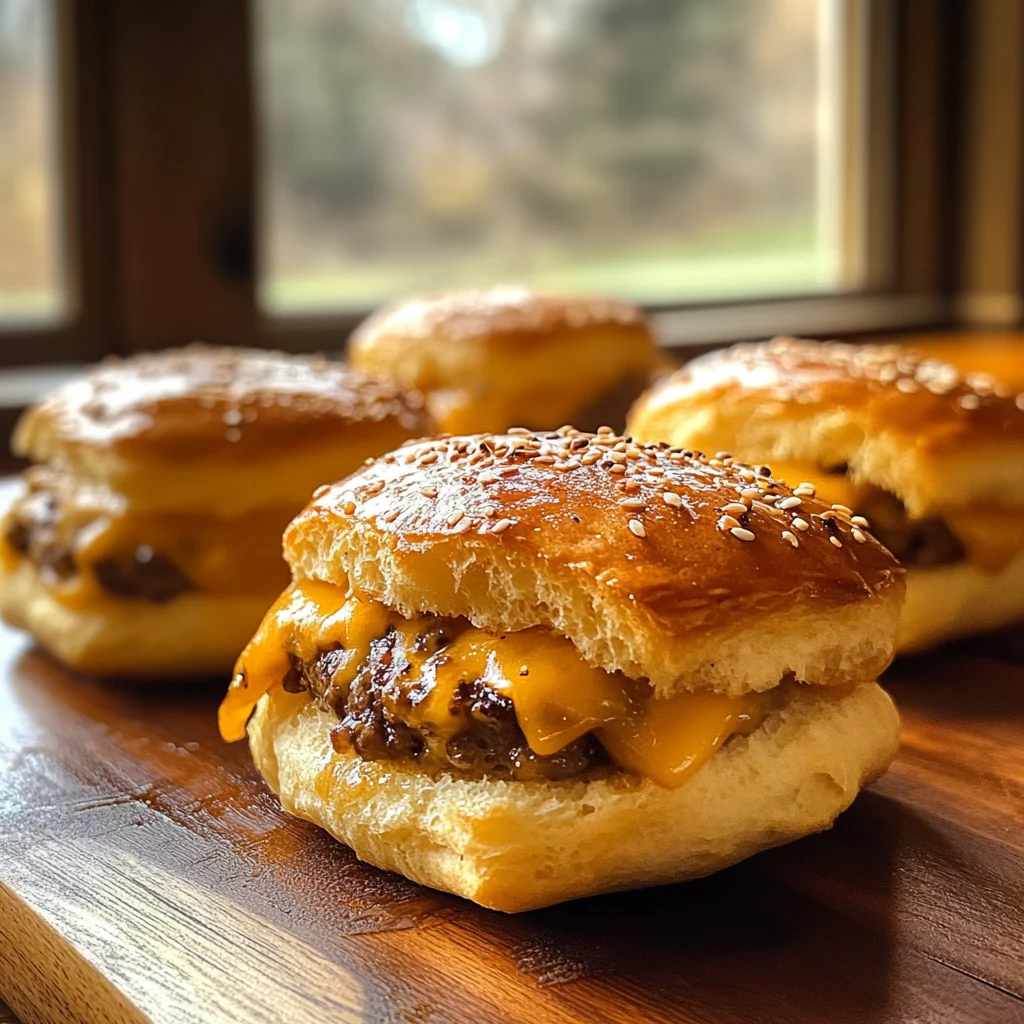 Cheeseburger Biscuit Bombs