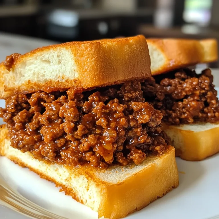 Texas Toast Sloppy Joes