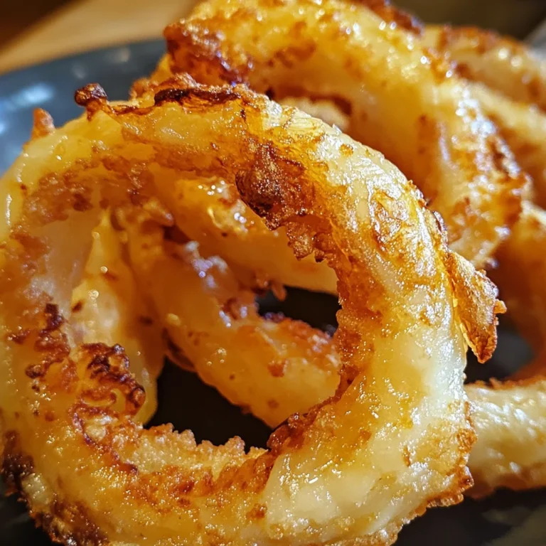 Cheesy Onion Rings