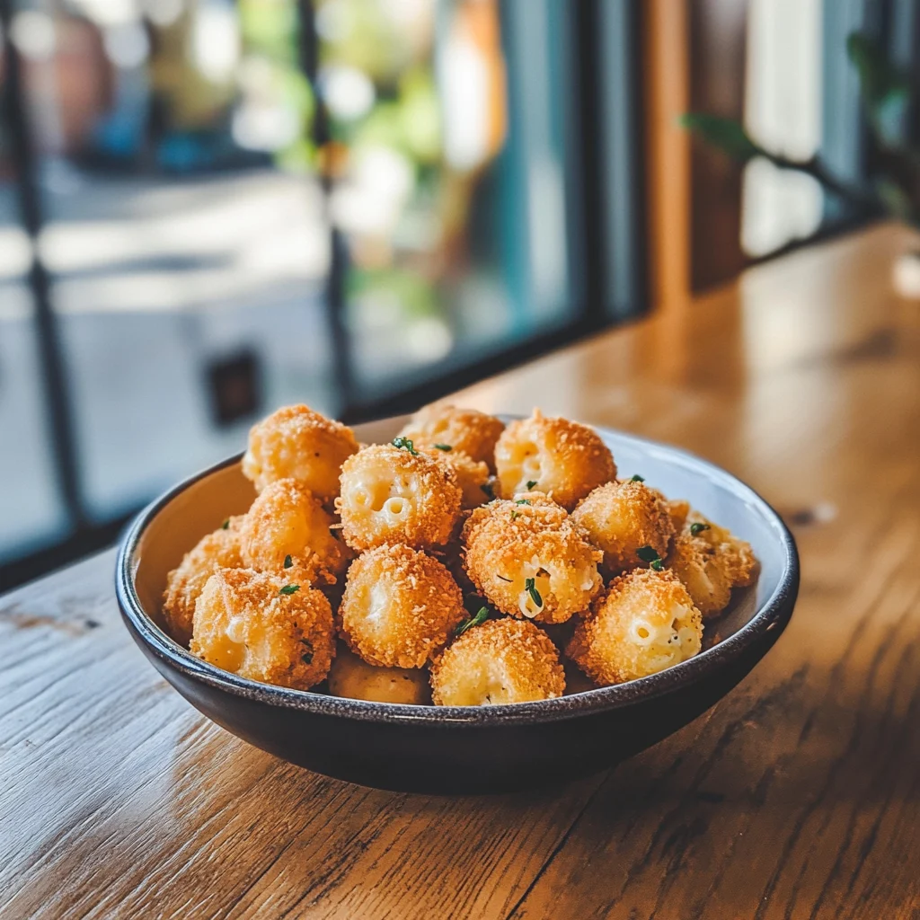 Fried Mac Cheese Balls