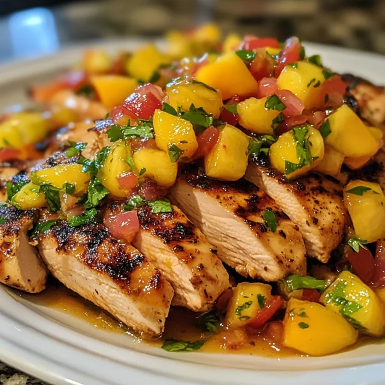 Chicken with Mango Salsa