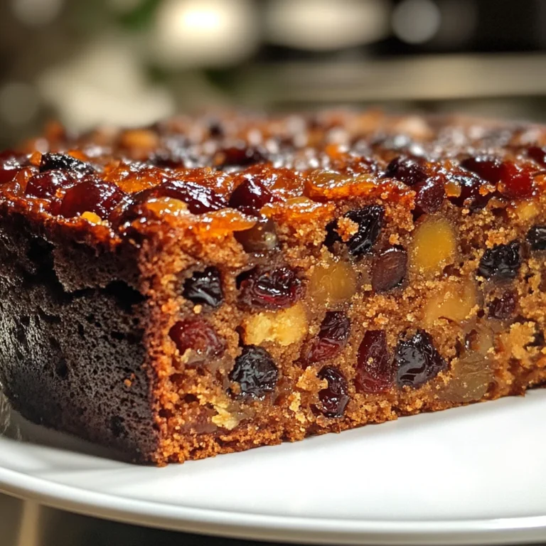 Old Fashioned German Fruit Cake