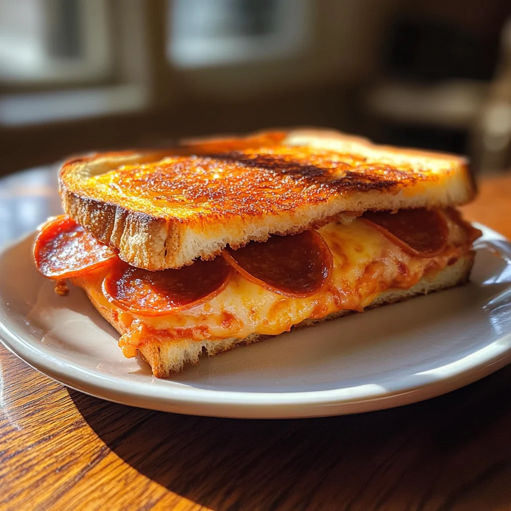 Pepperoni Pizza Grilled Cheese