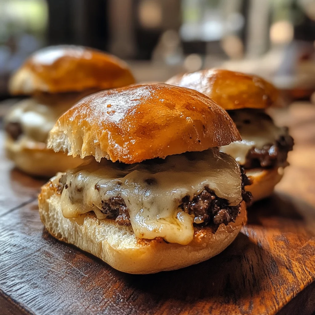 Beef Cheddar Sliders