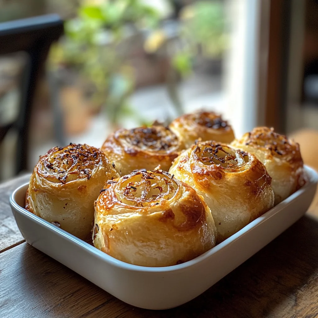 French Onion Sausage Rolls