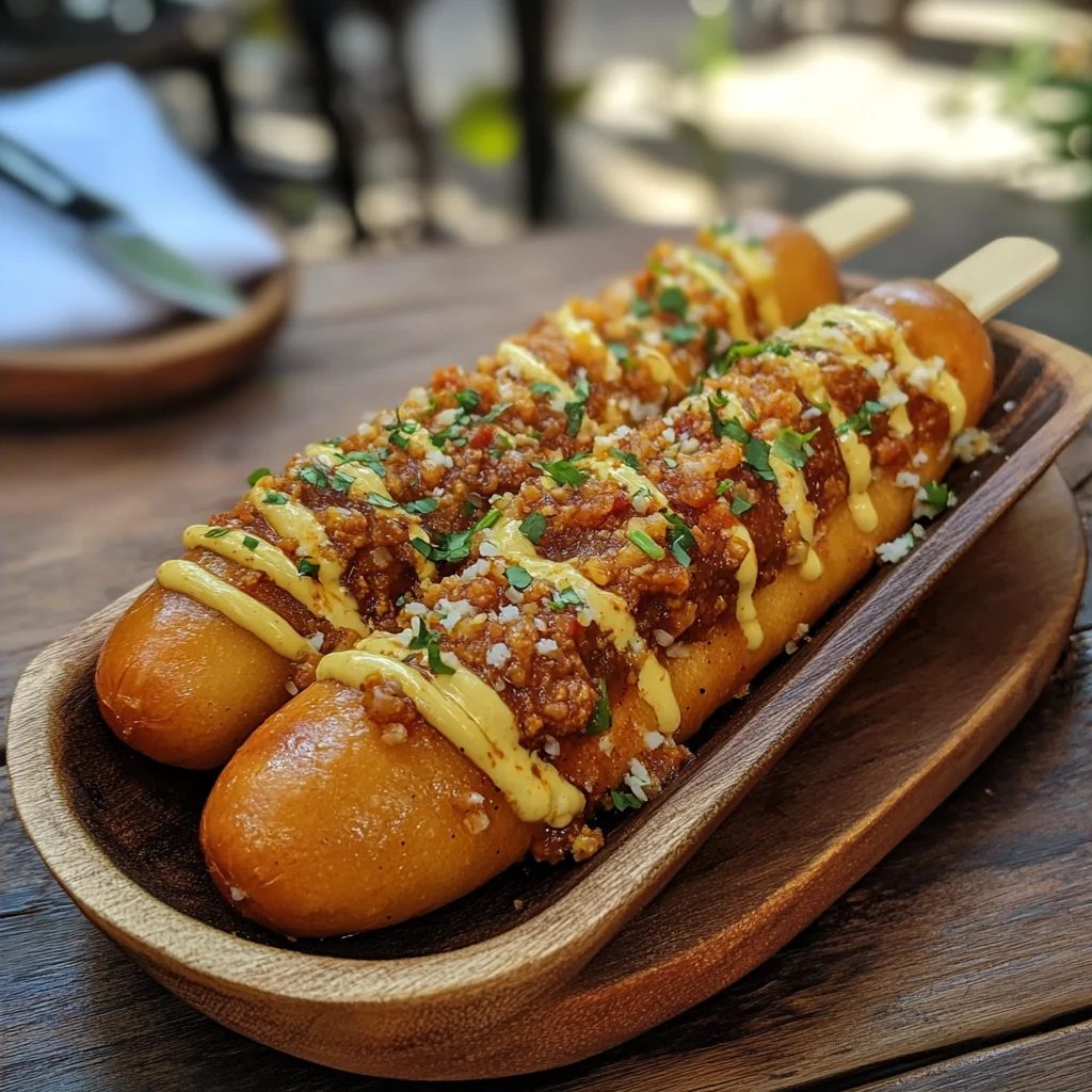 Chili Corn Dogs