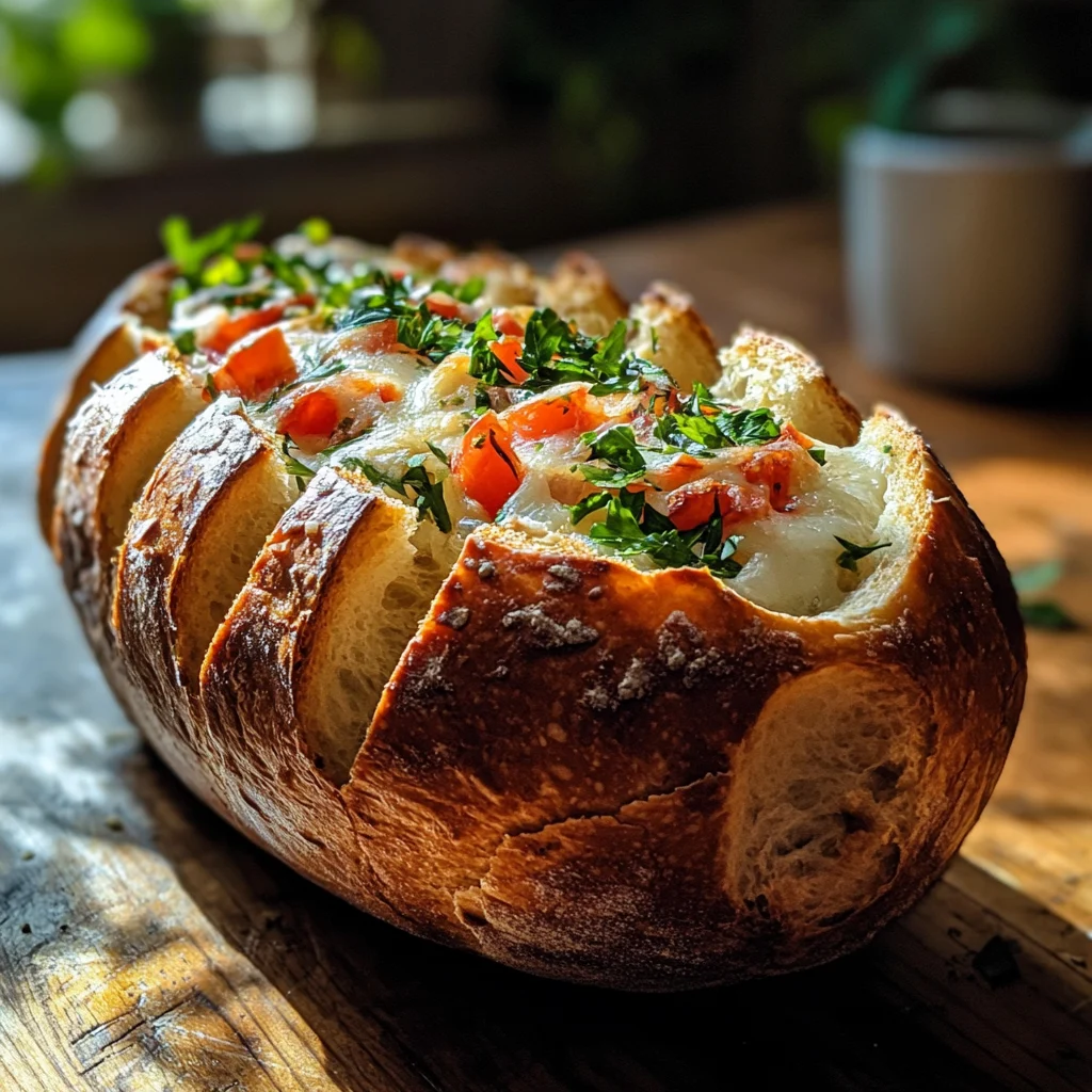 Stuffed Italian Bread Boat