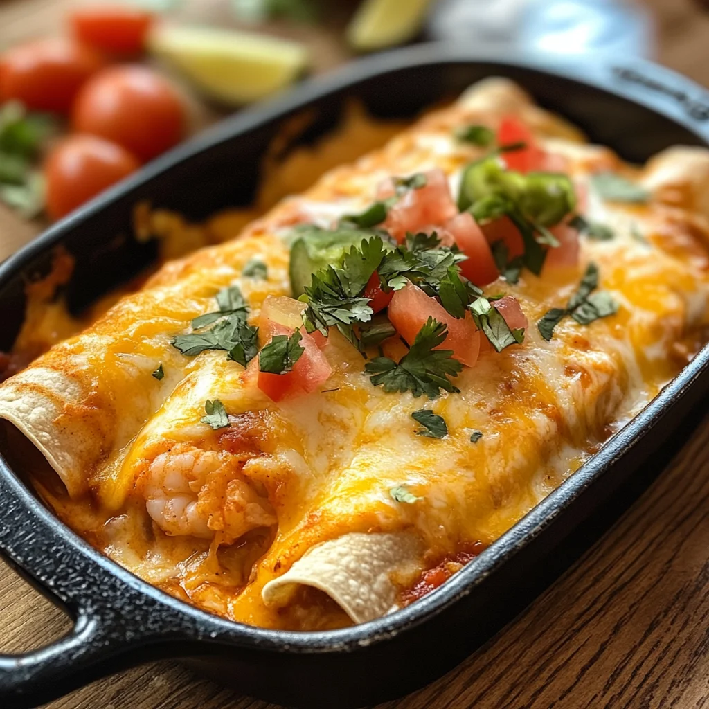 Shrimp Enchiladas