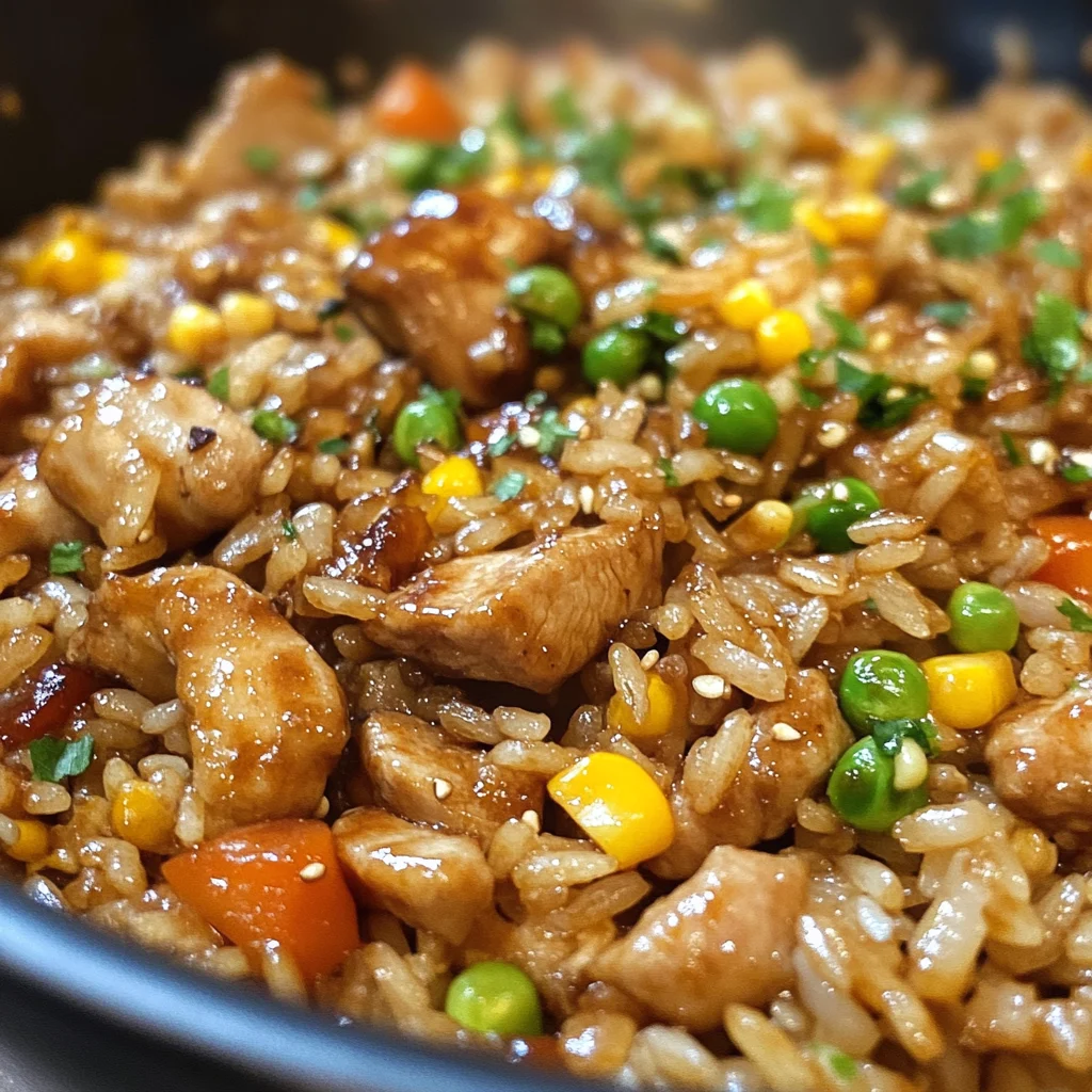BBQ Chicken Fried Rice