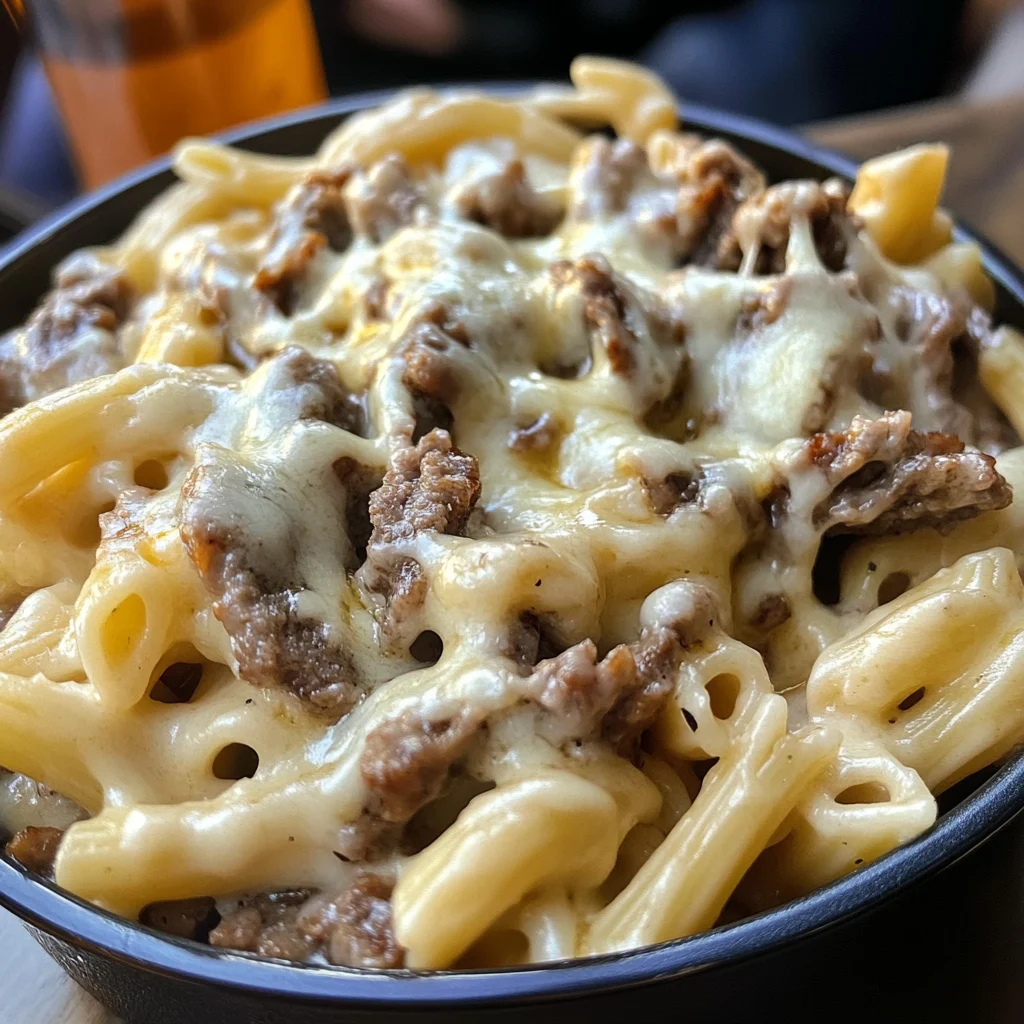 Philly Cheesesteak Pasta