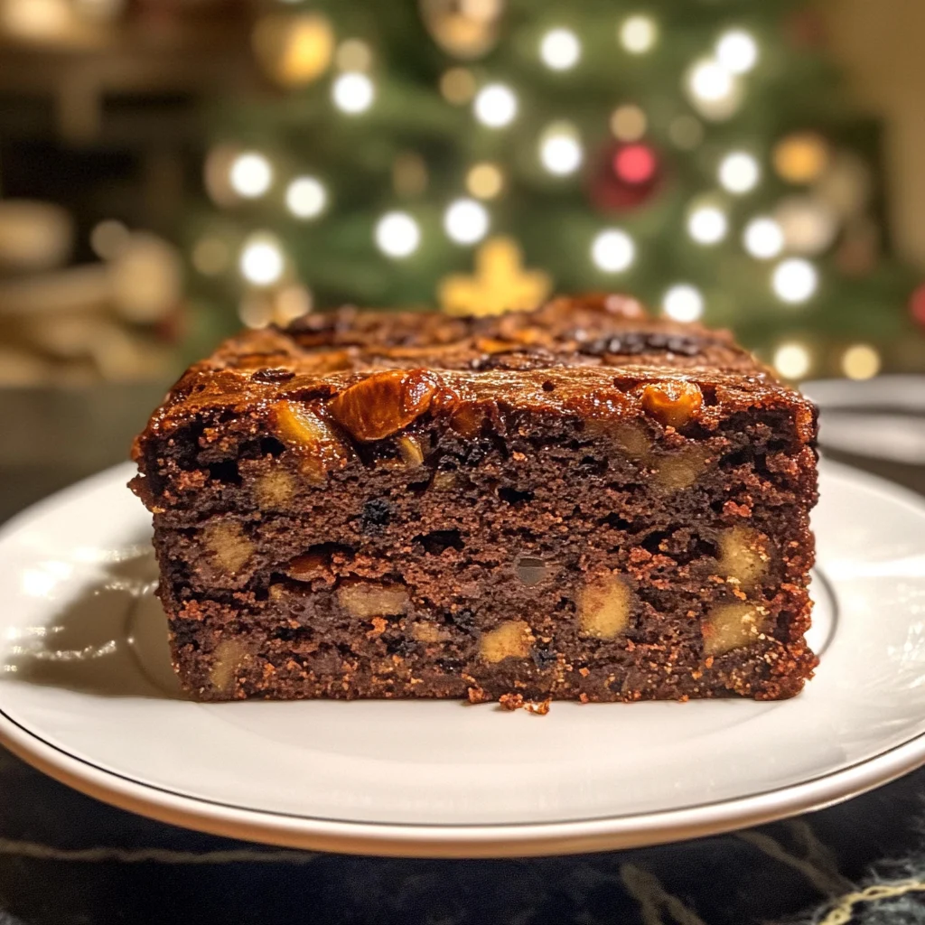 Old Fashioned British Christmas Cake