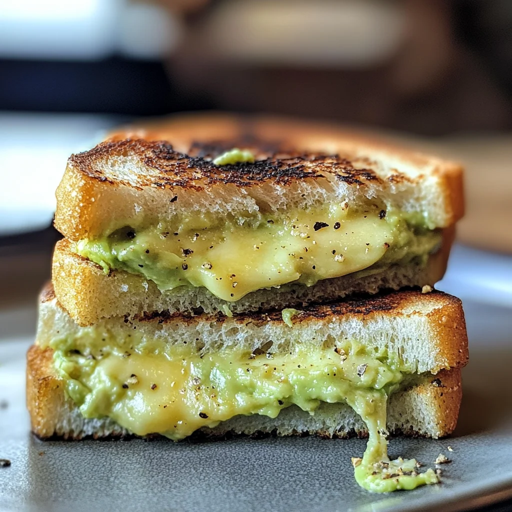 Creamy Avocado Grilled Cheese