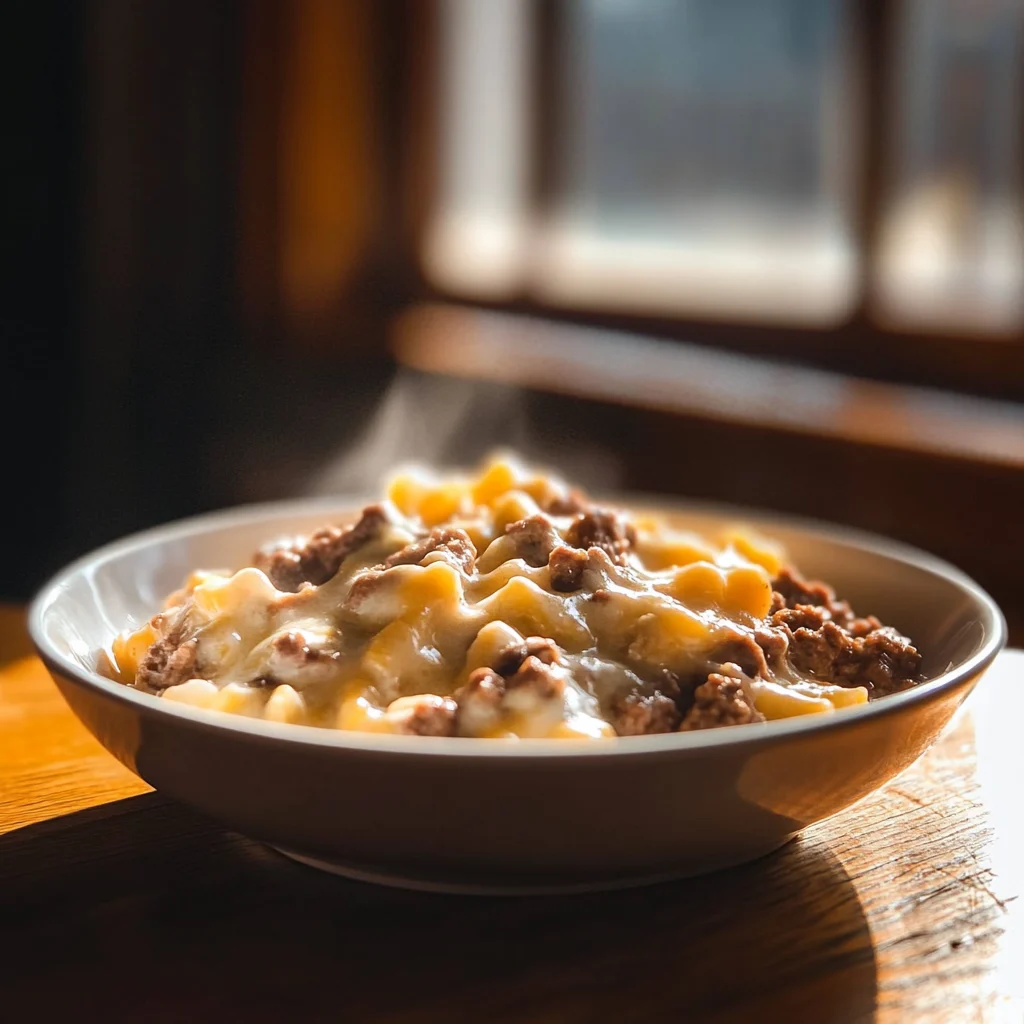 Cheese Steak Hamburger Helper