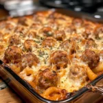 Dump-and-Bake Meatball Casserole
