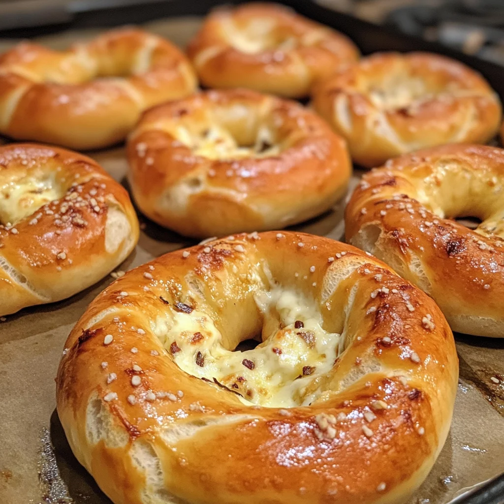 Mozzarella Stuffed Soft Pretzels