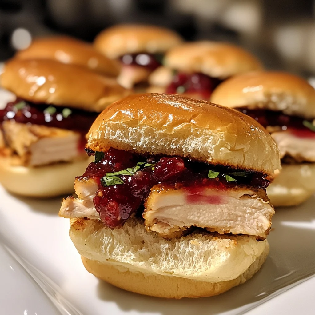 Cranberry Turkey Sliders