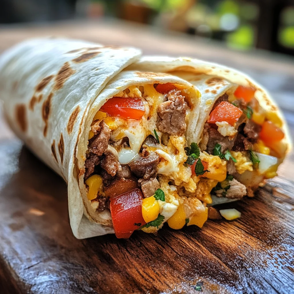 Cowboy Breakfast Burrito