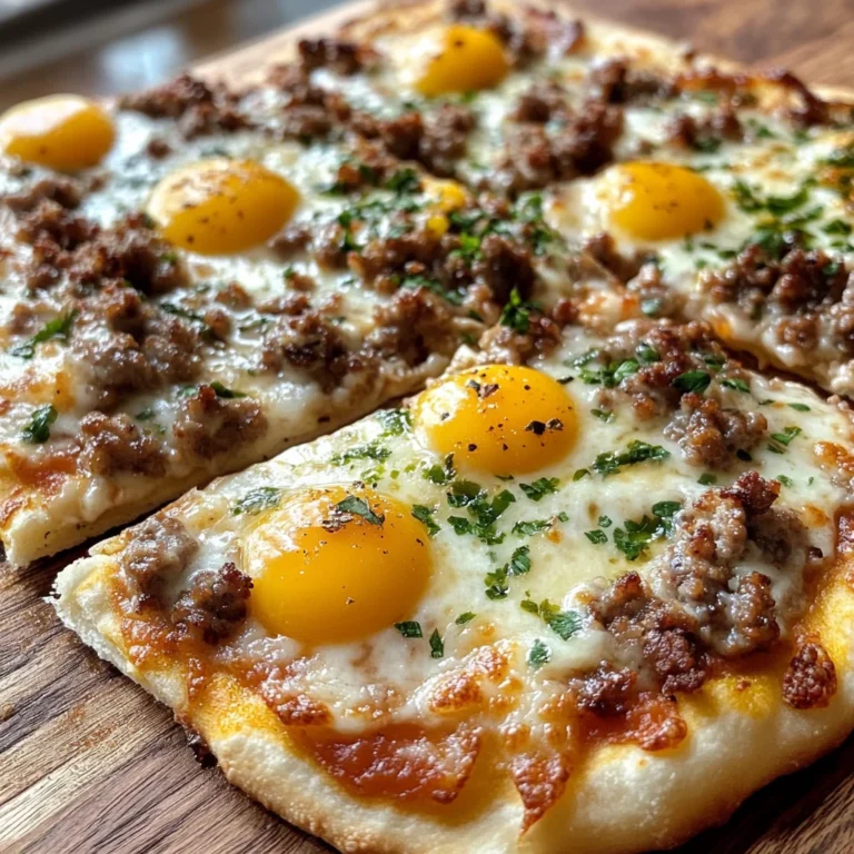 Sausage Gravy Breakfast Pizza