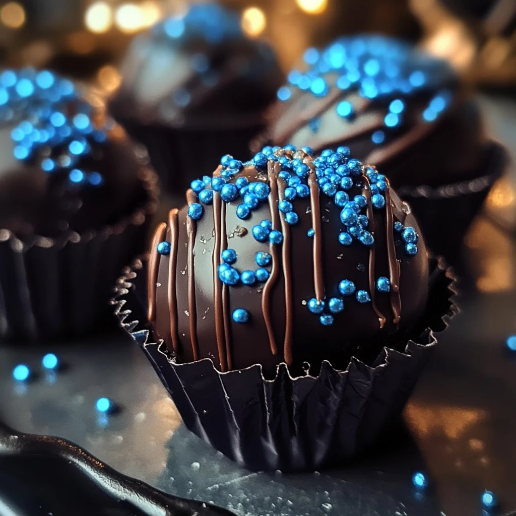 Blue Christmas Truffles