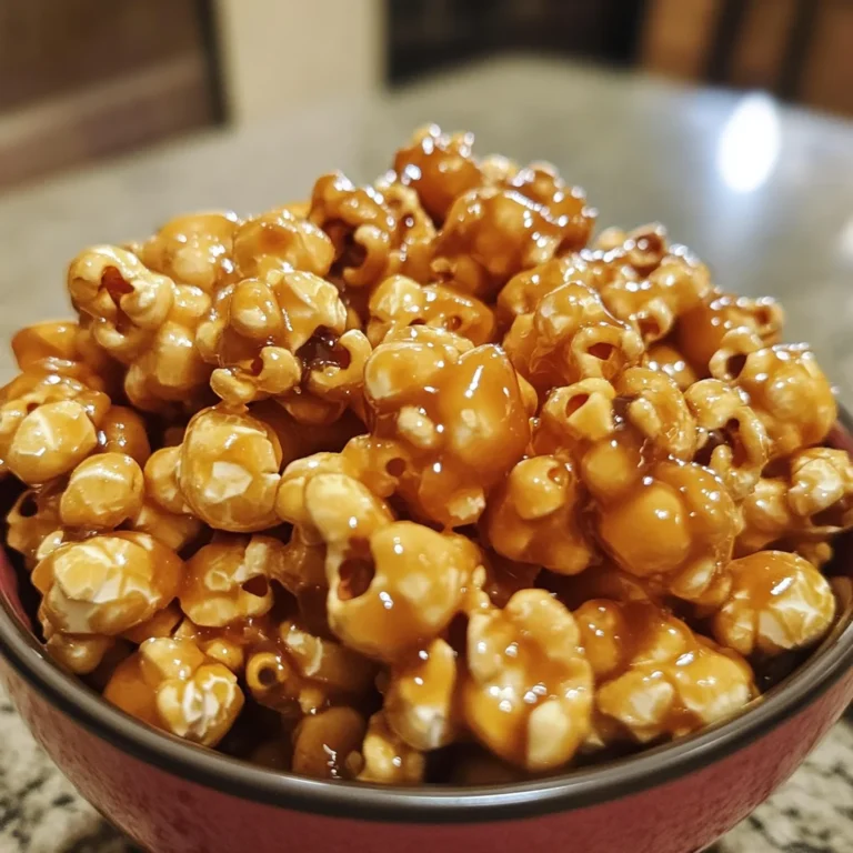 Christmas Caramel Popcorn
