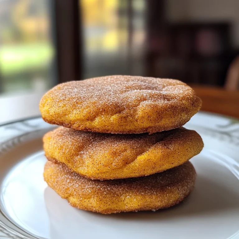 Soft Pumpkin Snickerdoodles with Cinnamon Sugar