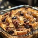 Capirotada with Extra Raisins and Pecans – Traditional Bread Pudding