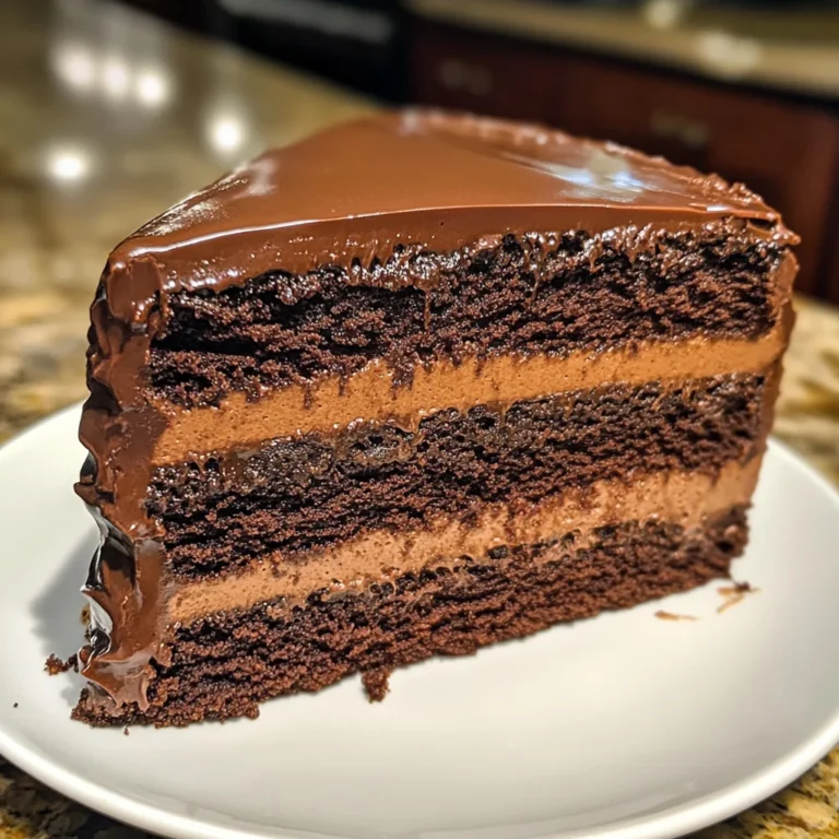 Coca-Cola Fudge Layer Cake with Rich Chocolate and Creamy Filling