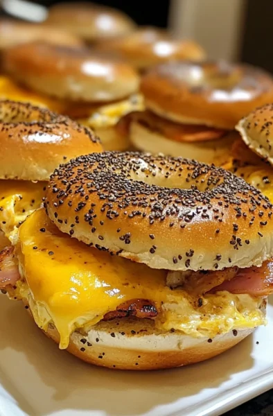 Wholesome Bagel Breakfast Sliders
